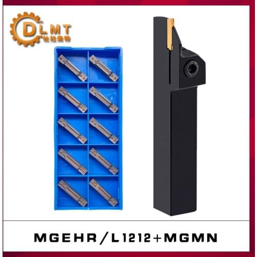 1pc MGEHR MGEHL Grooving Tool Holder MGEHR1212 MGEHR1212-1.5 2 2.5 3+10pcs MGMN150 200 250 300 carbide blade