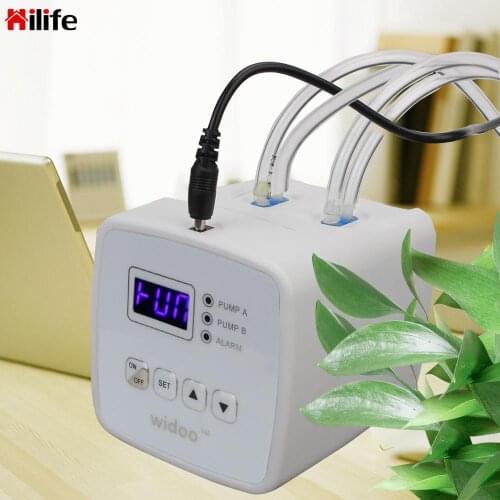 Drip Irrigation System Set Garden Self-Watering Pump Intelligent Automatic Watering Timer Double Pump Irrigation Controller