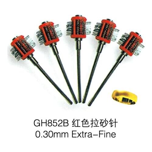 Jewellery making Mounted Matt Brush Yellow Color 0.3mm Wire Pro-Texturning Brushes 1piece