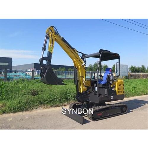 SYNBON Mini Excavator For Garden Construction Mini Digger 3Ton SY603 With desiel engine
