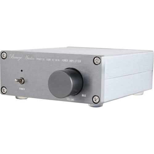 Breeze Audio BA100 MINI HiFi Class D Audio Digital Power Amplifier tpa3116d2 *2 TPA3116 Advanced 2*100W Mini DC24V 4A