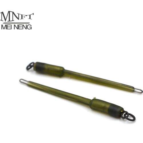 MNFT 10Pcs Carp Fishing Tackle Terminal PVA Bag Stems Connector Swivels PVA Tube Bags Stems Lead Insert End Terminal Tackle Mash