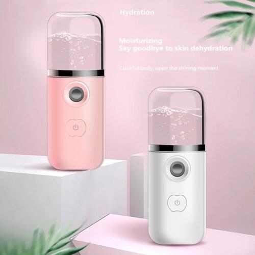 4 Color Nano Mist Sprayer Steamer USB Rechargeable Humidifier Face Moisturizing Nebulizer Beauty Skin Care Tools