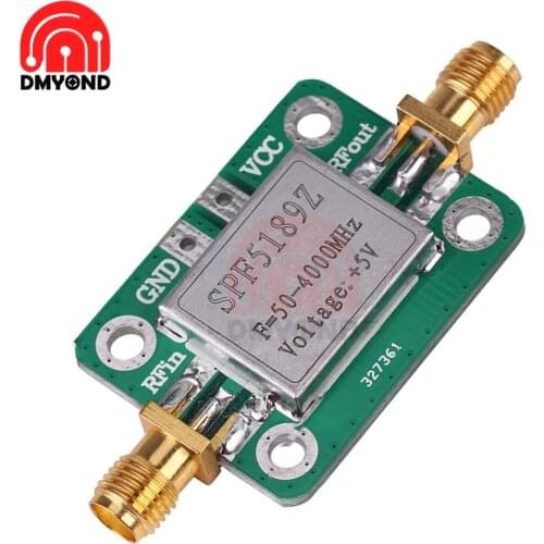 New SPF5189 RF Low Noise Amplifier Module LNA 50-4000MHz NF 0.6dB Signal Receiver Wireless Communication Board with Shield Shell