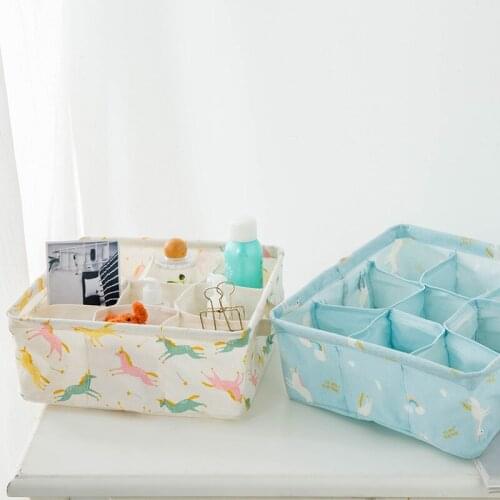 Organizer for Underwear 9 Girds Boxes for Storage Jewelry Box Underwear Socks Case Clothes Jewelry Organizer Desktop Container