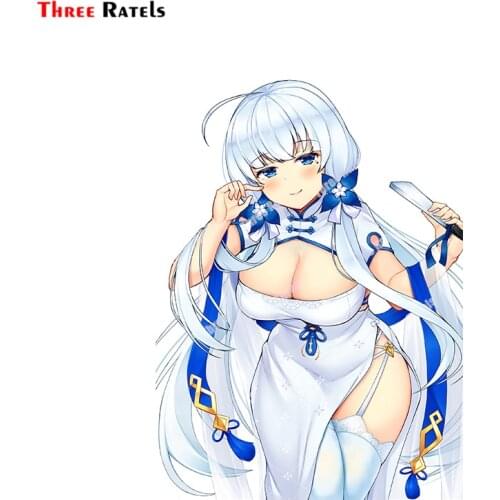 Three Ratels A779 Illustrious Azur Lane Cute Anime Girl Art Decal Car Sticker Decor For Phone Laptop Wall VInyl Material