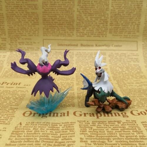TOMY Pokemon Action Figure Nightmare God Darkrai Silver Companion War Beast TCG Special Model Toy