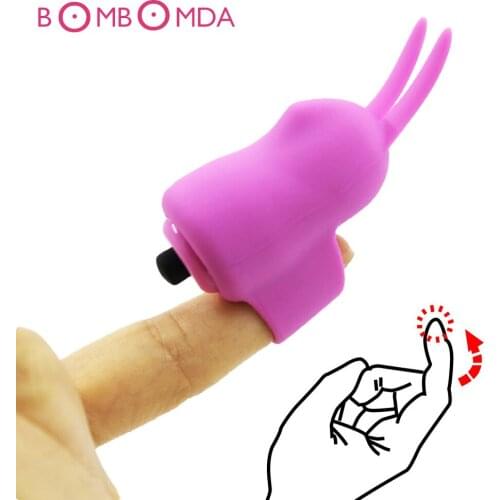 Vibrator Adult Stimulator For Women Lesbian Sex Toys Mini Finger Vibrator Strong Vibrating Vagina Clitoris G Point Waterproof