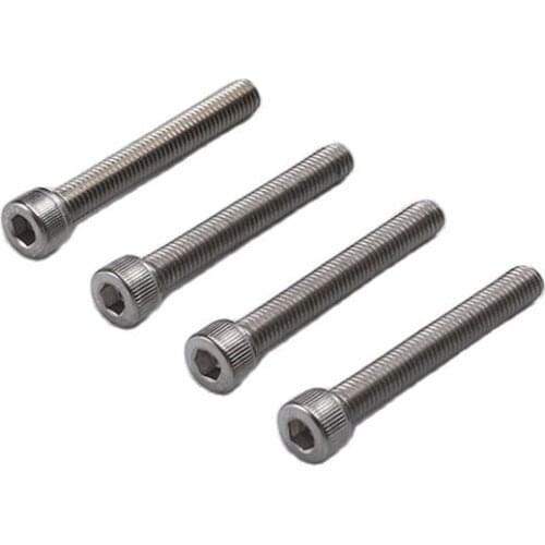 Hexagon Socket Screw Slow-Moving Wire Stainless Steel Screw M8 Series Stainless Steel 304 Material Full Thread