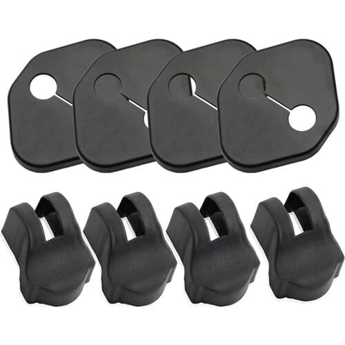 4Pcs Car Door Lock Protector Cover+4Pcs Door Check Arm Protection Cover For Suzuki Vitara accessories 2015 2016