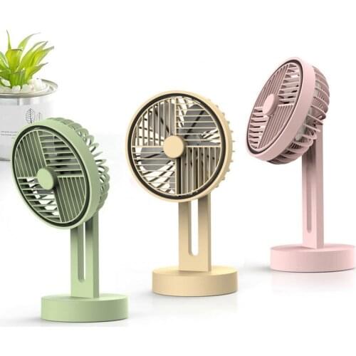 180 degree Manual Adjustment of Desktop Fan Mini USB Charging Portable Mute Office Desktop Fan