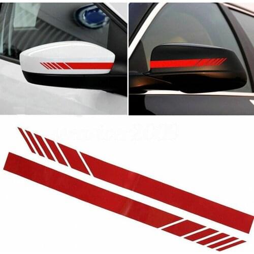 2Pcs Car Styling SUV Vinyl Graphic Sticker Rearview Mirror Side Decal Stripe DIY