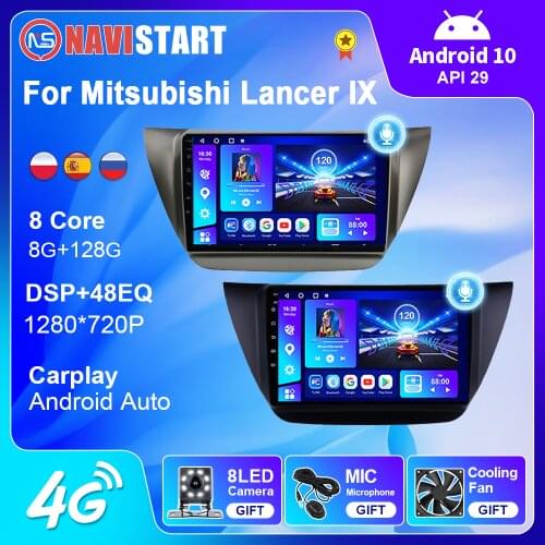 Autoradio for Mitsubishi Lancer IX 2006-2010 Android Car Radio Radios Navigation GPS Stereo Multimedia Video Player Carplay 2din