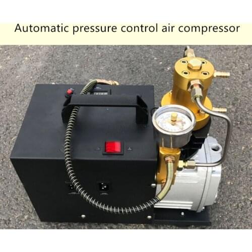 Automatic pressure control 300BAR 30MPA 4500PSI High Pressure Air Pump Electrical mini Air Compressor for PCP Inflator