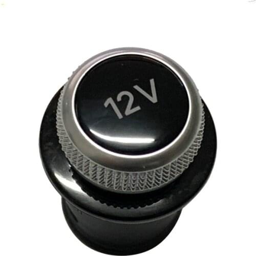 Car Styling Chrome Cigarette Lighter Dust Cover Plug 12V Socket Cover Cap For audi V W A3 A4 A5 A6 A7 Q3 Q5 Q7 S3 S4