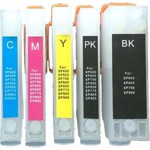 Einkshop for epson T2621 T2631 Refillable Ink Cartridge for epson xp-820 XP-600 XP-605 XP-700 XP-800 XP520 XP620 XP625Printer