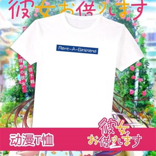 Anime Rent A Girlfriend Kanojo Okarishimasu Chizuru Mizuhara Nanami Cosplay T-shirt Men Women Tee Tops Summer Casual T shirt NEW