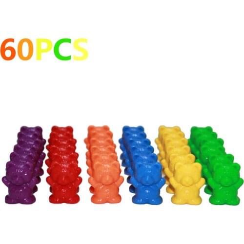 Counting Bears With Stacking Cups - Montessori Rainbow Matching Game, Educational Color Sorting Toys For Toddlers Baby,Toy Stora