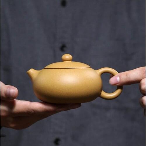 Chinese Authentic Yixing teapot purple clay xi shi teapot famous handmade classic Teapot ore beauty kettle Tea set 230ml