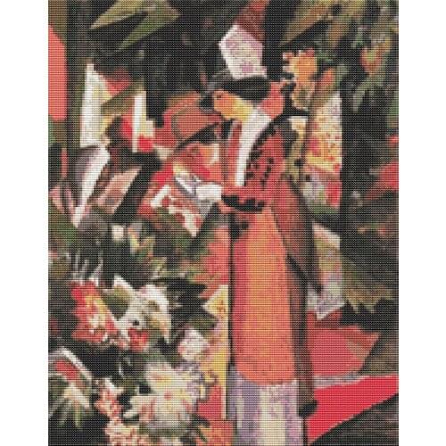 2020 Gold Collection Embroidery Walk in Flowers Counted Cross Stitch Kits with 100% Cotton Floss & Free Shipping for Home Decor