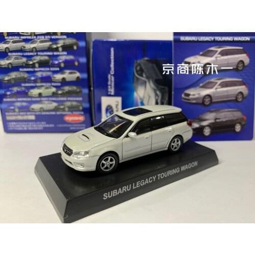 1/64 KYOSHO Subaru Legacy TOURING Wagon LM F1 RACING Collection of die-cast alloy car decoration model toys