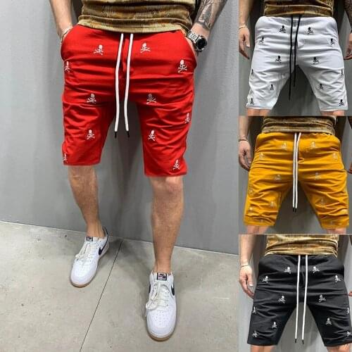 Summer Shorts Trend New Mens Muscle Fitness Brothers Sports Running Training Breathable Basketball Football Shorts