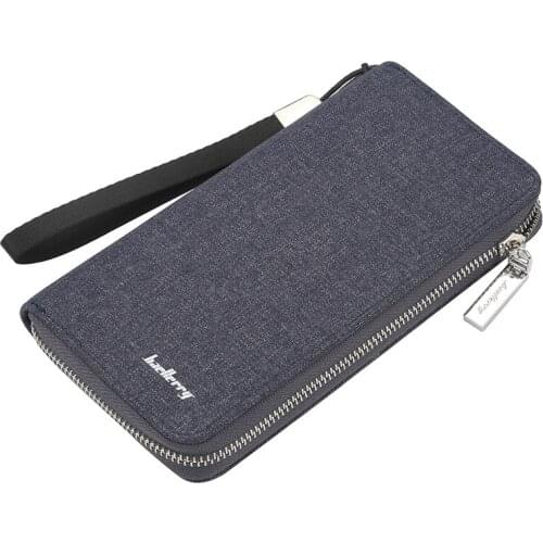 New Men Clutch Wallets Soft Cow Leather Wallet With Card Slot for Business Men New Arrival Long Purse Leather Clutch Bags