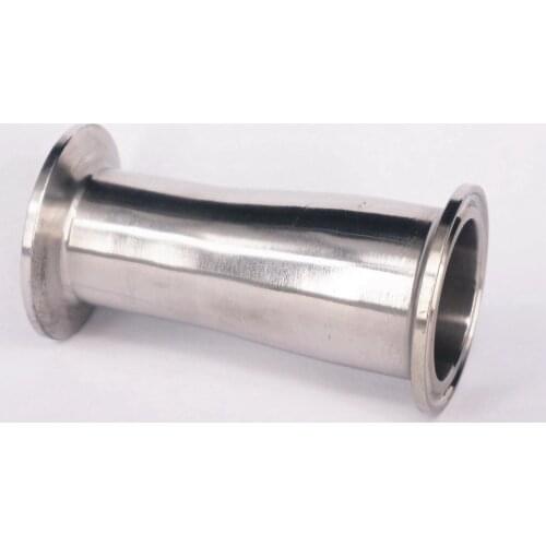 38mm Turn to 32mm O/D 304 Stainless Steel Sanitary Ferrule Concentic Reducer Pipe Adapter Fitting 1.5" Tri Clamp