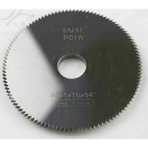 CHKJ 80*5*16mm*110T Saw Blade P01W Carbide Tungsten Key Blade Cutter for SILCA BRAVO, BIANCHI,DUO,POKER PLUS Key Cutting Machine