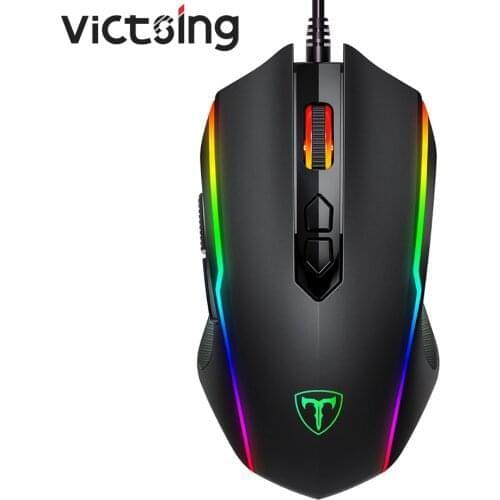 VicTsing T16 Wired Gaming Mouse 8 Programmable Button 7200 DPI USB Computer Mouse Gamer Mice With RGB Backlight For PC Laptop