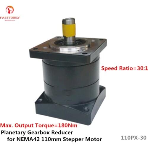 30:1 Ratio Planetary Gearbox Reducer for NEMA42 110mm Stepper Motor Low Noise Motor Speed Gear Box