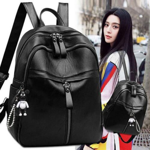2020 Newest Fashion Women PU Leather Backpack Bag Cute Fashion Purse Cross Shoulder Hot Sale Travel