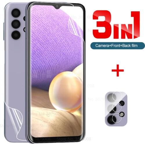 Front back hydrogel film for samsung galaxy a32 5G phone screen protector samsunga32 samsun A 32 32A SM-A326B 6.5'' camera glass