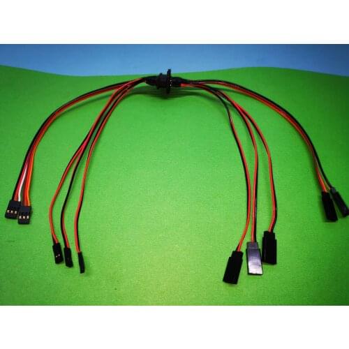 MPX10 Pin Multi Servo wire Extension connector aileron flap gear brake navigation light quick assembly For turbine jet warbird