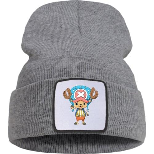 Spring Hat Outdoor Casual Beanie Hat Wool Fashion Unisex Hats Hot Sale Creative Hats One Piece Anime Tony Tony Chopper Prints