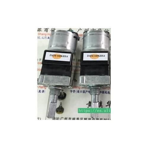 1pcs/lot Japan ALPS RK168 quadruple motor potentiometer 100KBX4 B100K handle length 25MMF 216M