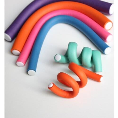 10pcs/Lot Curler Makers Soft Foam Bendy Curls DIY Styling Hair Rollers Tool for Women Accessories 2/1.8/1.6cm Hair Curler