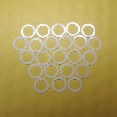 100pcs M2 Polyester nylon insulating plastic washer gasket thickness high temperature Thickness 0.1/0.2/0.25/0.3/0.5mm