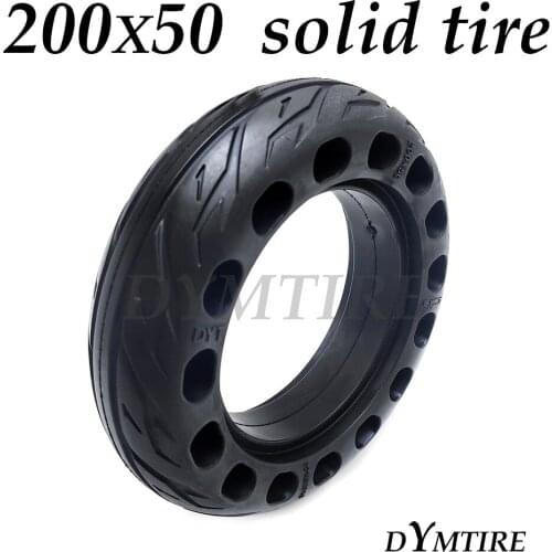 200x50 Solid Tire for Mini Electric Scooter 8x2 Inch Explosion-proof Non Pneumatic Tyre