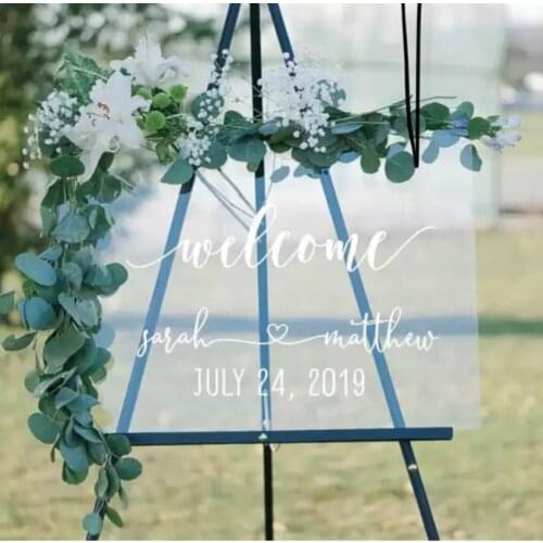 Acrylic Wedding Welcome Sign,Acrylic Wedding Sign,Custom Wedding Signs,Modern Decorations,Wedding Signage, Wedding Welcome Sign