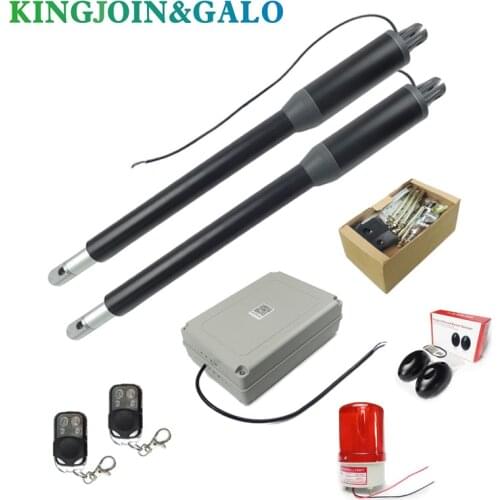 Antifreeze oil intensive use 300kg automatic swing gate opener motor operator linear actuators with 4 remote controls