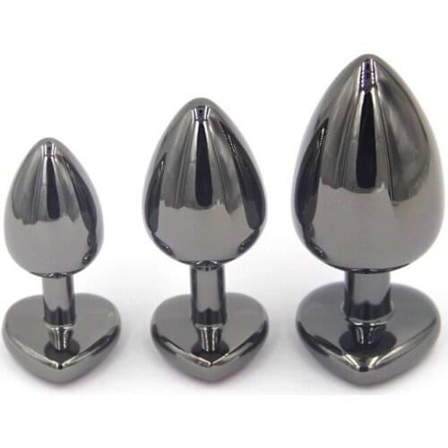 DINGYE Metal Butt Plug Anal Sex Toy Prostate Massager Sex Product for Man and Women