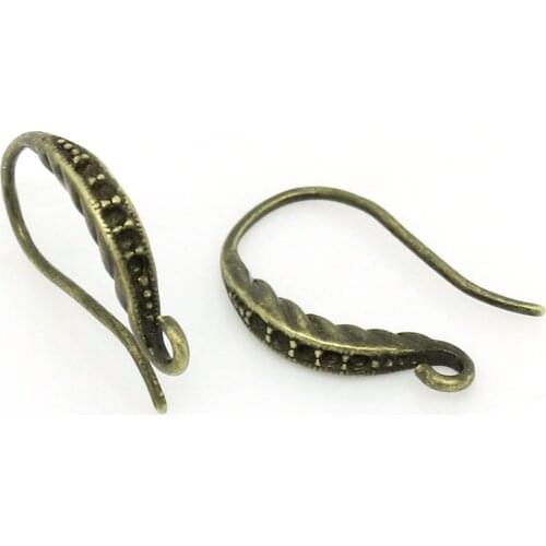 DoreenBeads Copper Earrings Earring Findings Antique Bronze 18mm( 6/8") x 14mm( 4/8"), 2 Pieces new