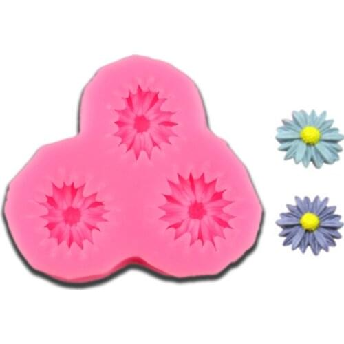 Flower Shape Silicone Mold Soap Fondant Chocolate Moulds Kitchen Baking Chocolate Candy Cake Making Tools Decoration