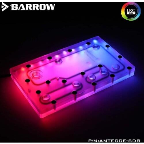 Barrow PC water cooling waterway plate channel integrated board for Antec Cube-Razer case Aurora cooler Building ANTECCE-SDB