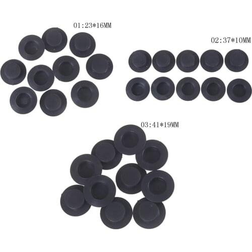 10 pcs Black Plastic Small Cap cute Cap The Mini Clown Hat DIY Accessories Craft Decoration Doll Ornament