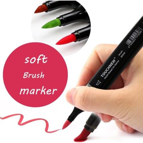 Sketching markers Art supplies Pen for school Set Sketch Brush Alcohol Ink Dual Tips Professional Drawing manga colores marker