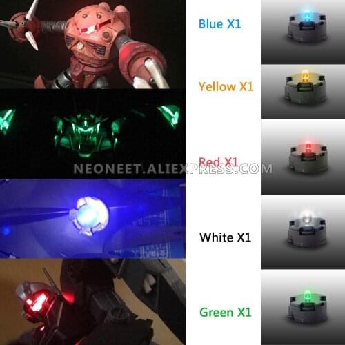 Gundam Model 5PCS LED Lights Unit High Quality Version Green / Yellow / Blue / Red / White Assembled 1/100 MG Gundam Model Robot