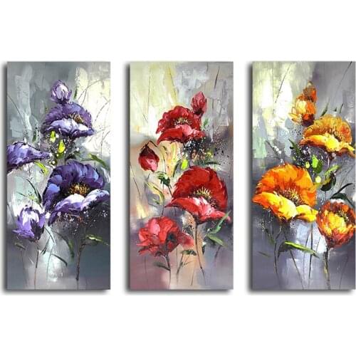 Full Square Round Diy Diamond Painting Set Red Purple Orange Flower Embroidery Rhinestones 5D Puzzle Mosaic New Year GiftZP-3982