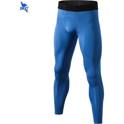 New Mens Running Compression Pants Quick Dry Sports Tights Leggings Bodybuilding and Fitness Sportswear Breathable Gym Trousers